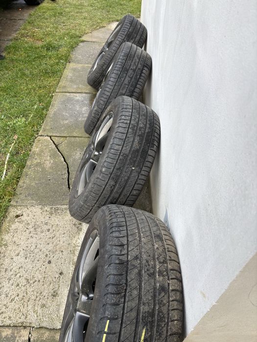 Jante Borbet cu anvelope 215 55 R17 - DOT 2021 - 5x112