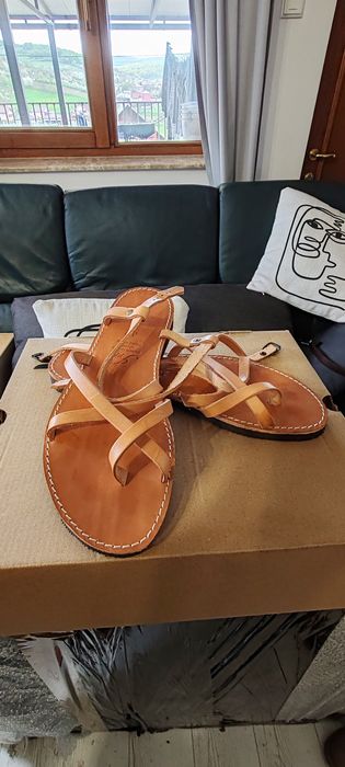Sandale piele fabricate in Grecia