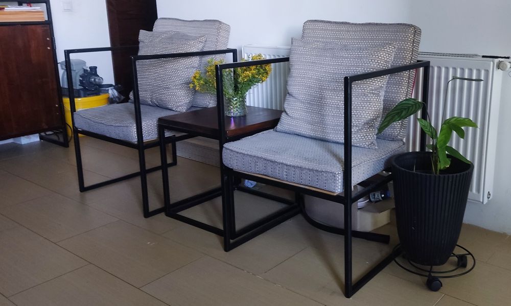 Set hol, terasa din fier NOU  făcut la comanda