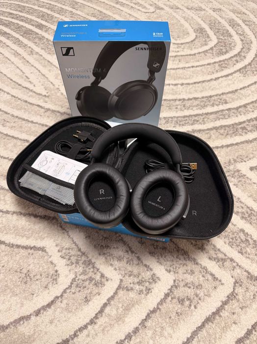 Casti Premium Sennheiser Momentum 4 Wireless – NOI, Full Box
