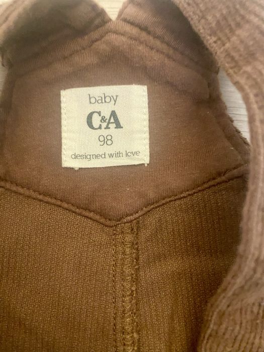 Salopeta noua raiat catifelat marimea 98