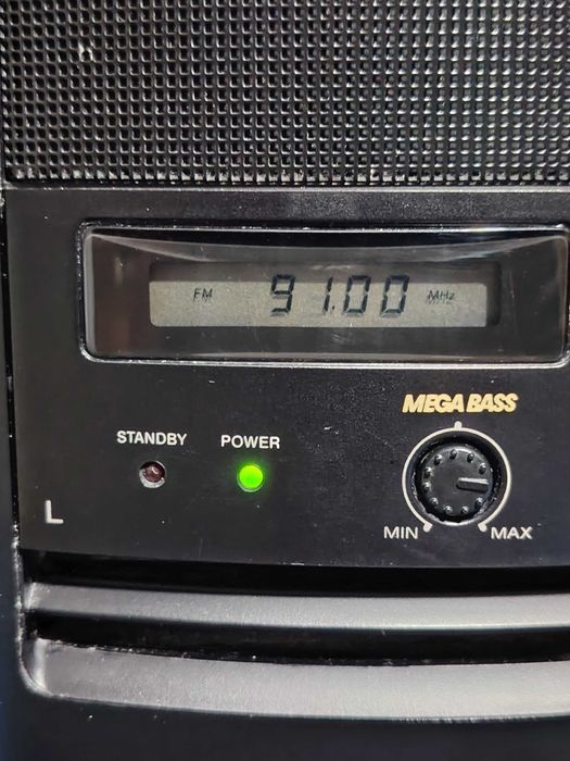 SONY ICF-IR7 Remote Control Clock Stereo System, Mega Bass.