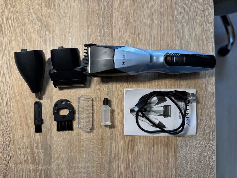 Aparat de Tuns și Bărbierit 3 în 1 Surker SK-1205, Wireless