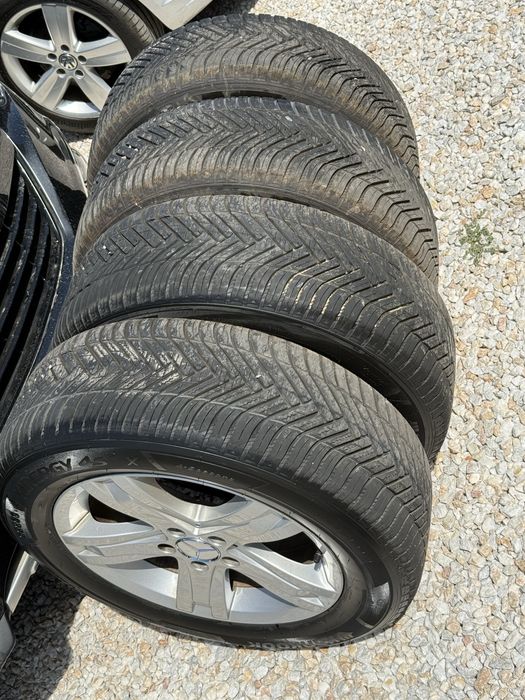 4 джанти МЕРЦЕДЕС с гуми HANKOOK  235/60/17 ALLSEASON DOT 24