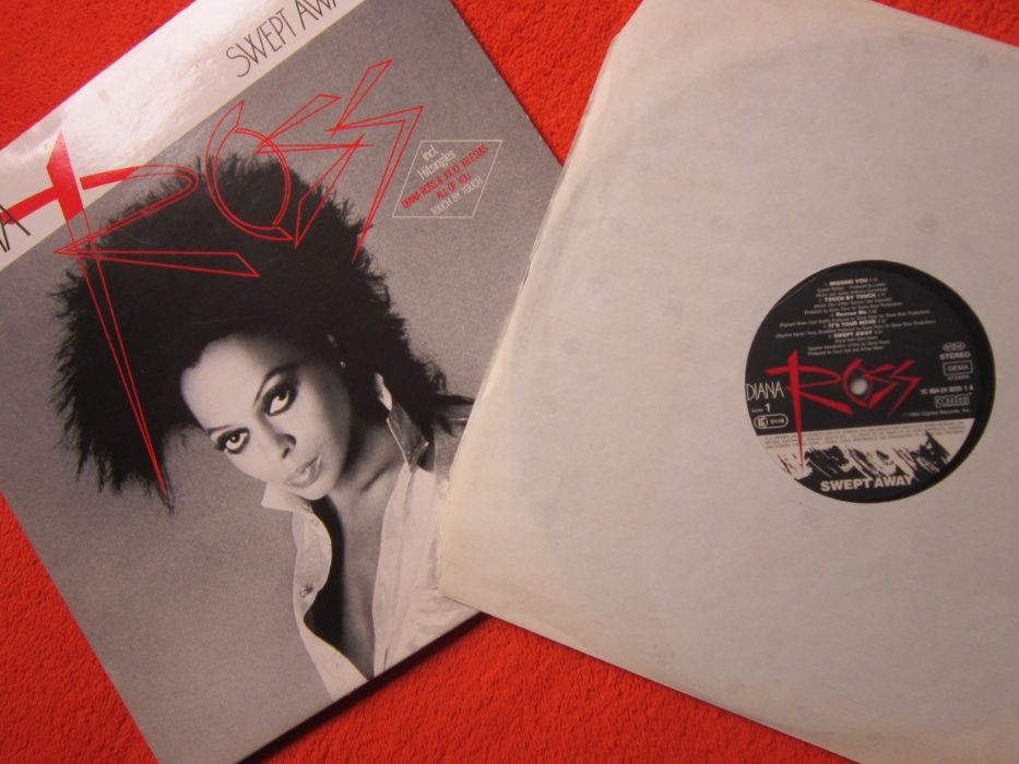 vinil Diana Ross ‎- Eaten Alive &Swept Away &Chain Reaction 12''