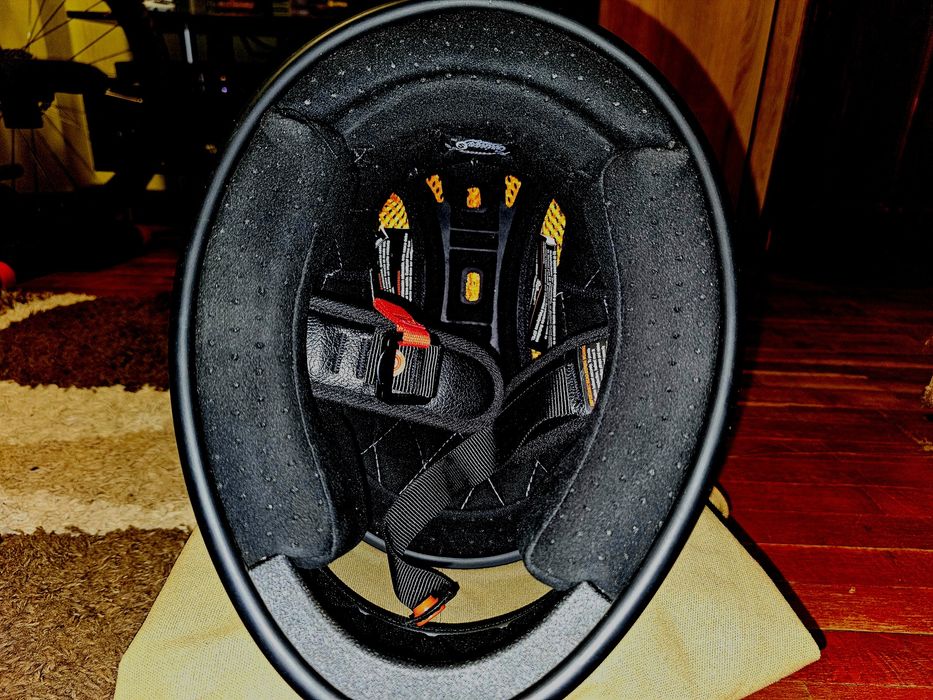 Каска Biltwell Gringo S black and white XL