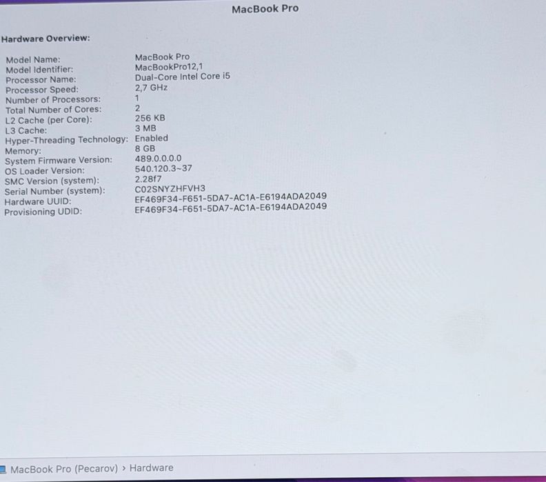 Apple Macbook Pro 13’’