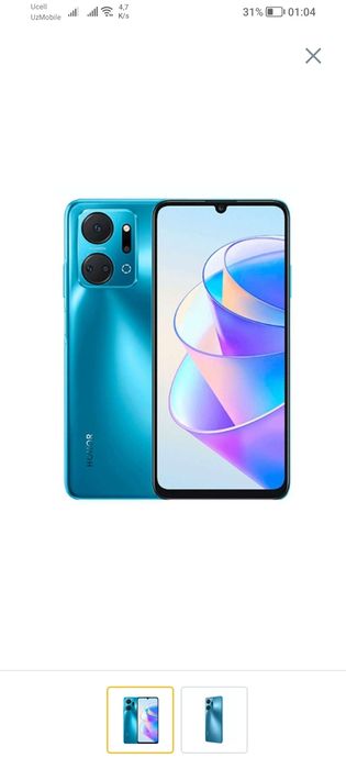 Honor x7a plus orginal holati ideal