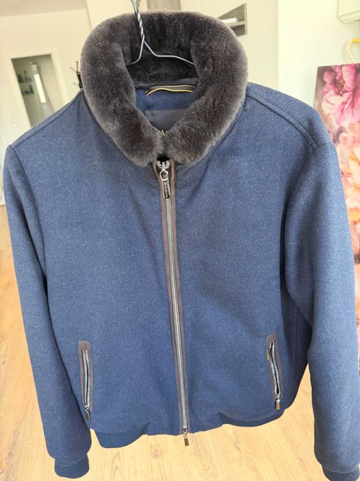 Geaca MOORER Bellati LS9 Blue Grey