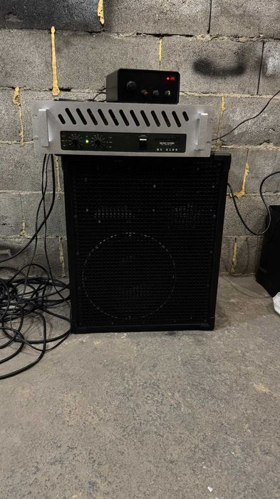 Комплект 3 лентови тонколони+стъпало