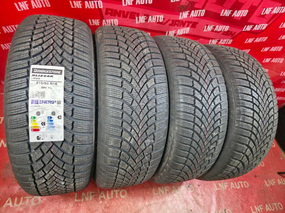 Anvelope de IARNA - 215/55/18 - BRIDGESTONE LM005 - NOI - DOT 2022 !