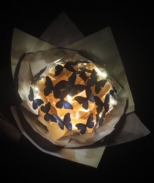 Букеты с бабочками