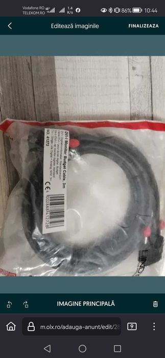 Cablu monitor DVI-I 3m NOU, transport GRATUIT