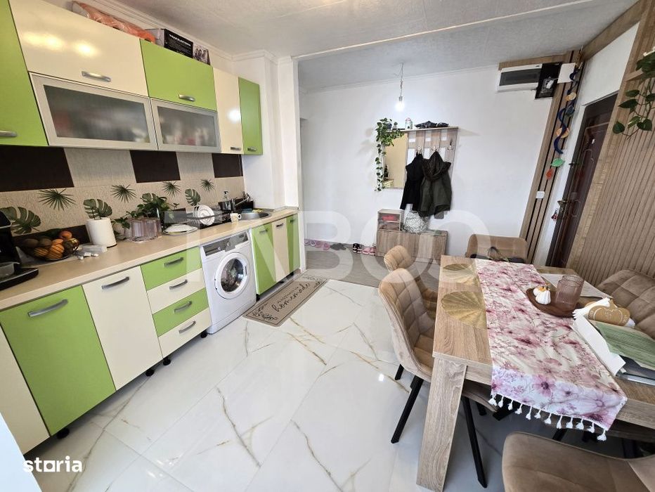 Apartament decomandat de vanzare mobilat pivnita Vasile Aaron Sibiu