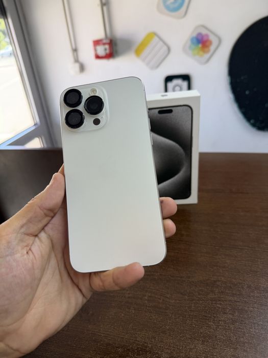 Vand Iphone 15 Pro Max 1 Tb Silver Full box