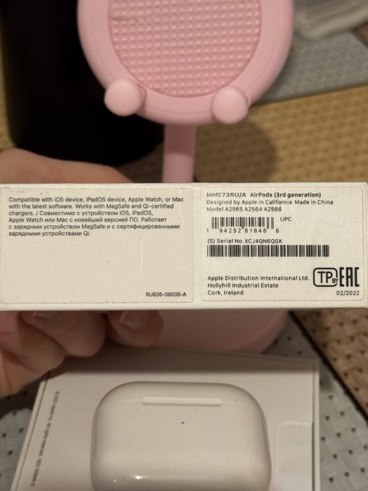 Наушники airpods 3rd generation