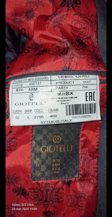Costum Gioteli si 1 camasa Zara Man