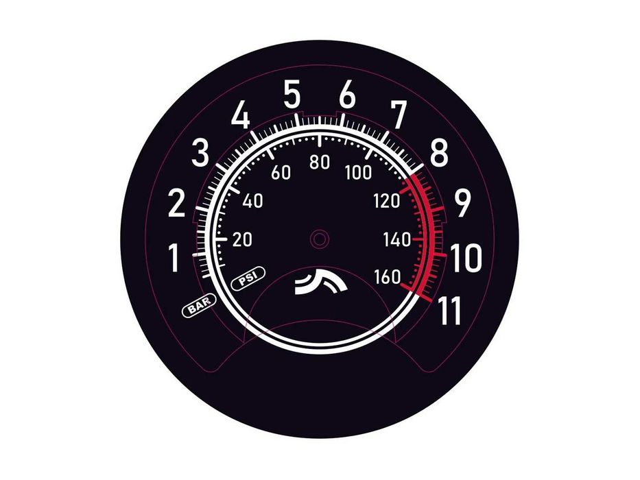 Ръчна помпа за гуми с манометър Crivit