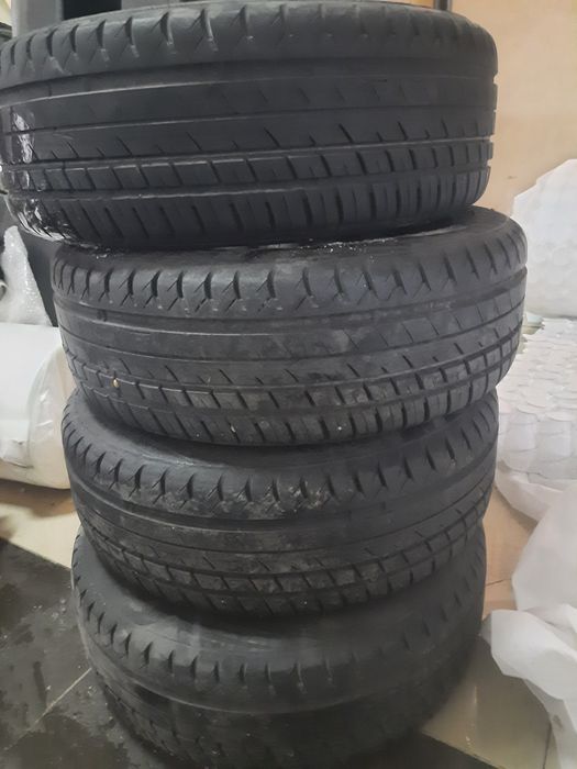 Продам диски с резиной r16  4:100 лето