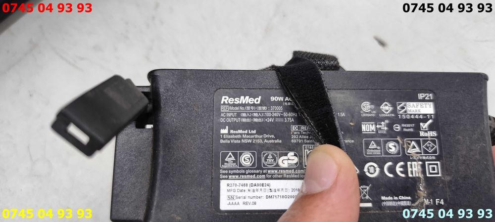 alimentator RESMED 24V 3.75A cu 3 pini