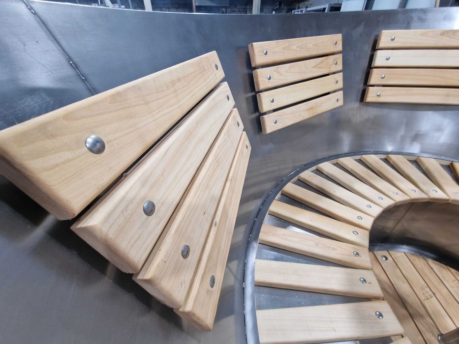 Ciubar inox cu soba pe lemne