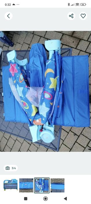 Patut copil culoare albastru stare foarte buna