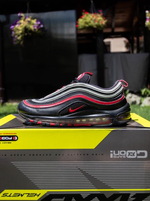 Nike Air Max 97 Black Red Silver