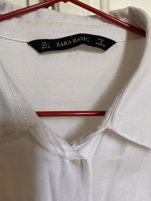 Белая рубашка ZARA