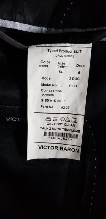 Sacou barbati Victor Baron