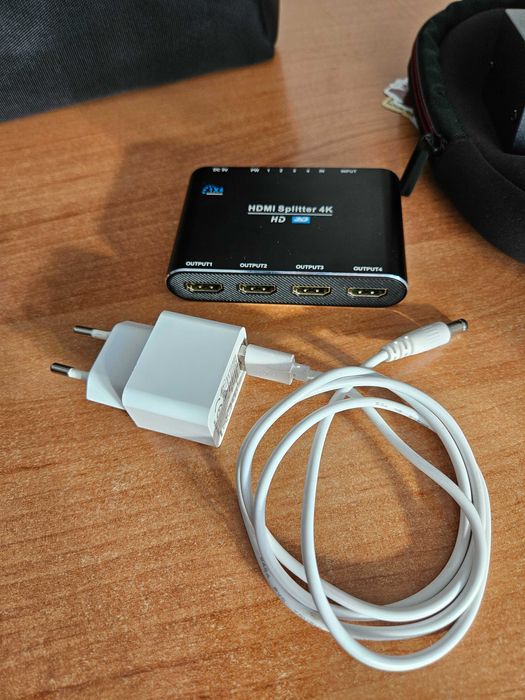 Splitter HDMI VGA Extender Video pe mai multe ecrane Duplicare