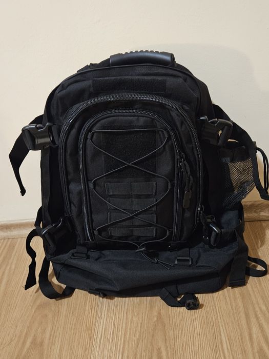 черна тактическа раница 60L