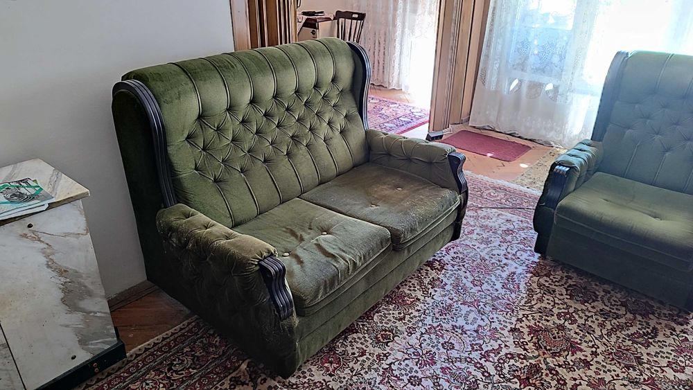 Мека мебел - тройка, двойка, кресло, табуретка