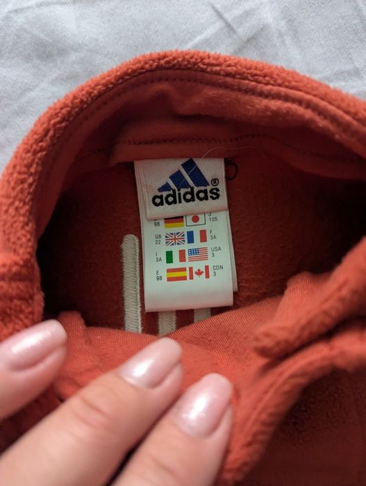 Детска поларена блуза Adidas, размер 104