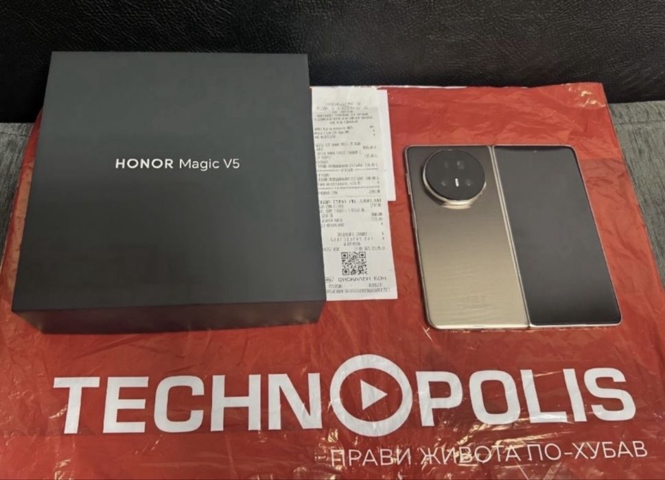 512GB Honor Magic V5 5G Технополис Гаранция 2027 г. Gold