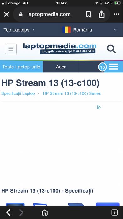 Toate HP Stream 13 (13-c100) configurații