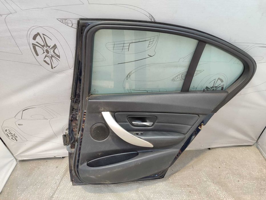 Ușă Spate Dreaptă BMW Seria 3 F30 Sedan Albastru Cod Culoare Imperialblau Brillanteffekt Metallic A89 2012 / [2012-2018] / 41009628762 (1C)
