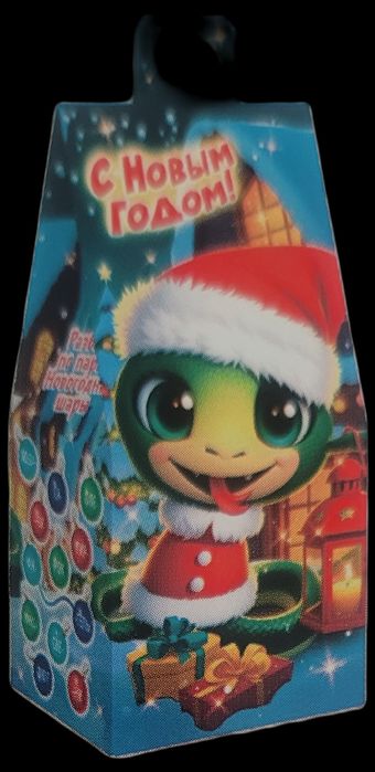 Новогодняя картонная  упаковка