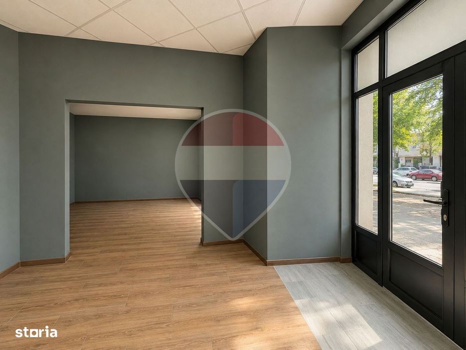 Spațiu comercial de 137mp de închiriat în zona Faleza Nor / vad intens
