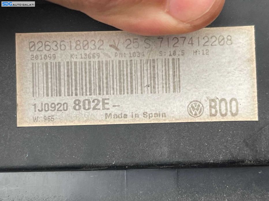 Ceas Ceasuri Cluster Instrumente Bord Volkswagen Golf 4 1.9 TDI 1998 - 2006 Cod 1J0920802E 0263618032 [B2962]