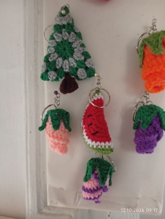 Brelocuri crosetate handmade