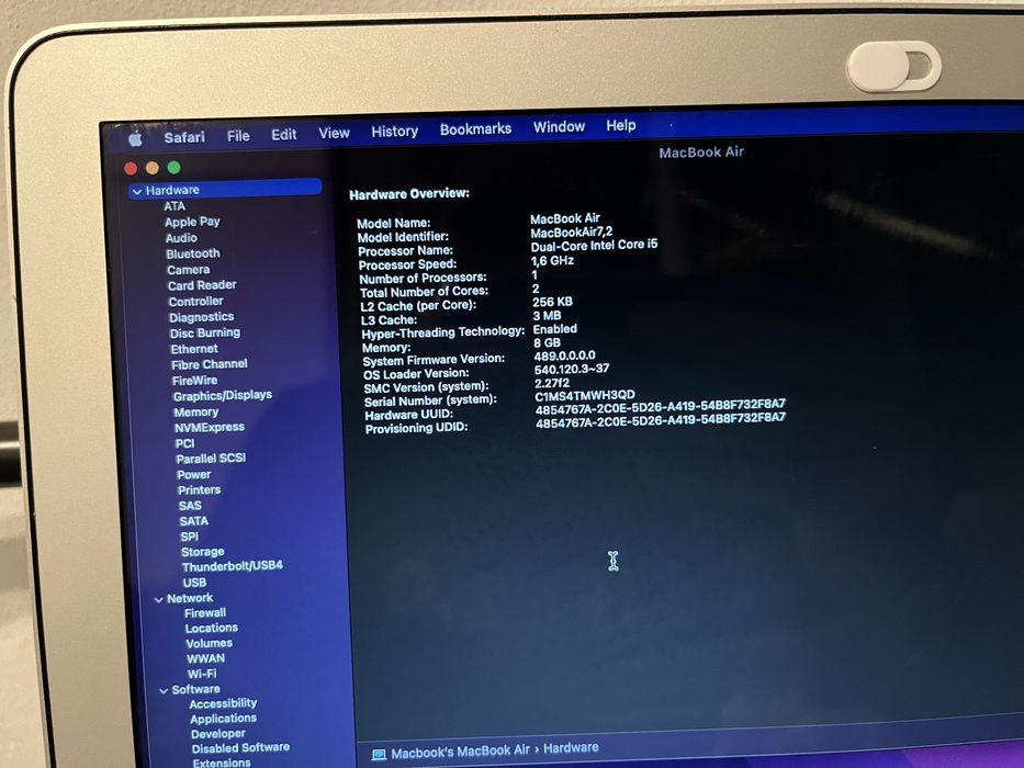 Apple Macbook Air 13 2015