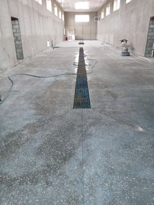 Мозаичные полы, стяжка