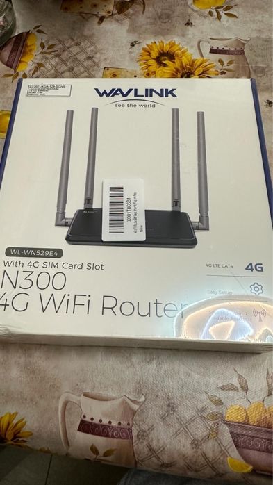 Router retea si 4g Wavlink Wl-Wn529E4 nou sigilat