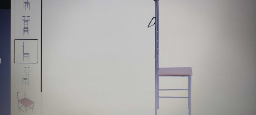 Универсални  столове, за сядане и дрехи 2 бр, метал