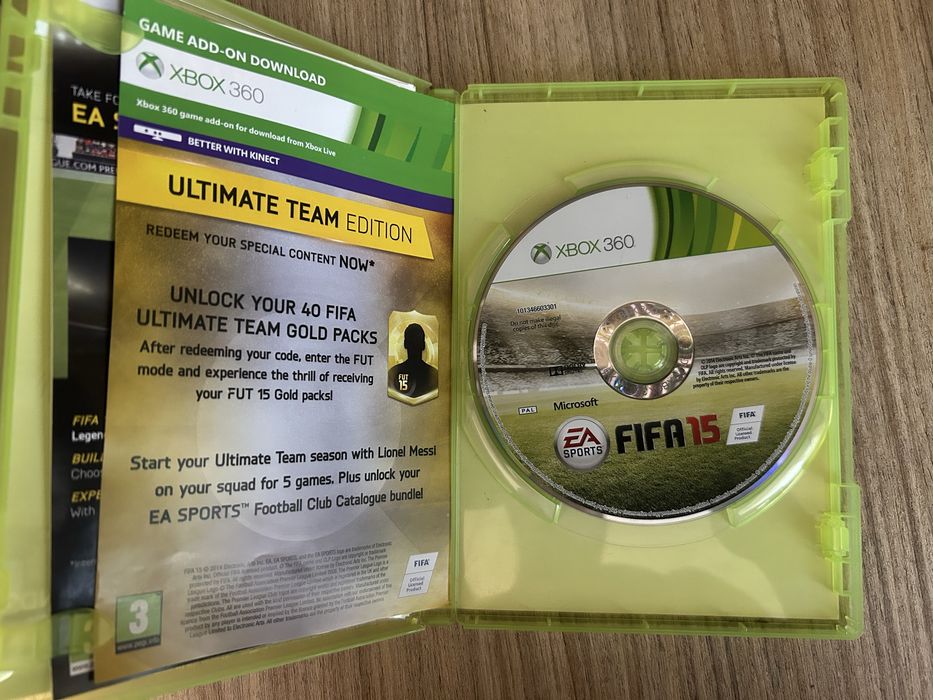 Продавам FIFA 15 за XBOX 360