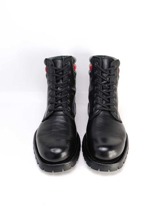 Оригинал Gucci 42 (8) Мужские ботинки берцы