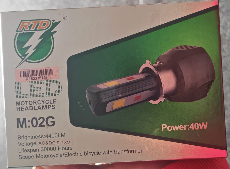 Led RTD motocicleta