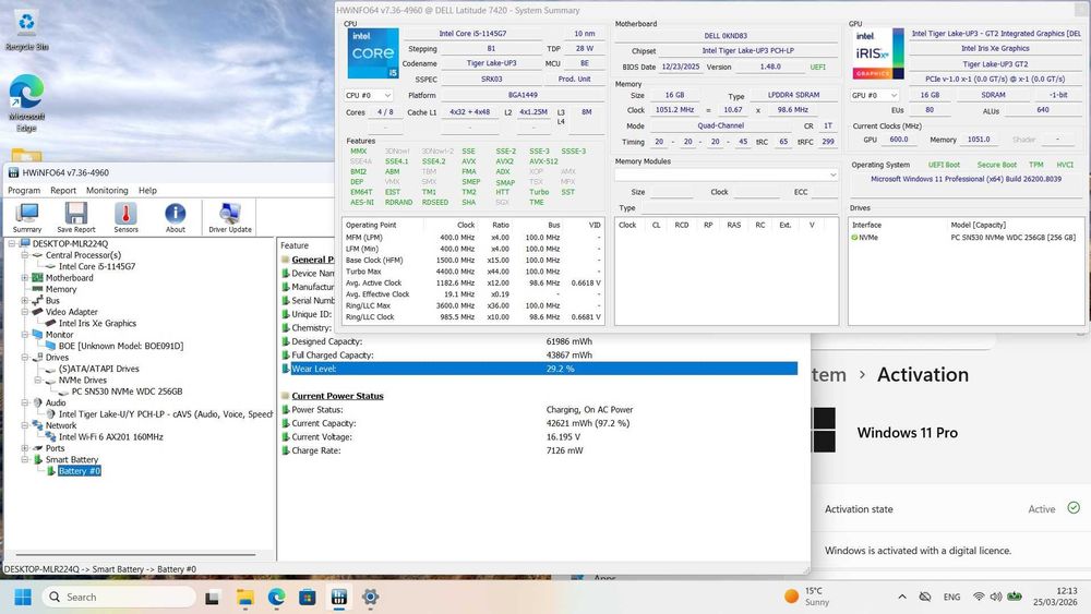 Dell Latitude 7420 FHD IPS i5-1145G7/256GB/16GB