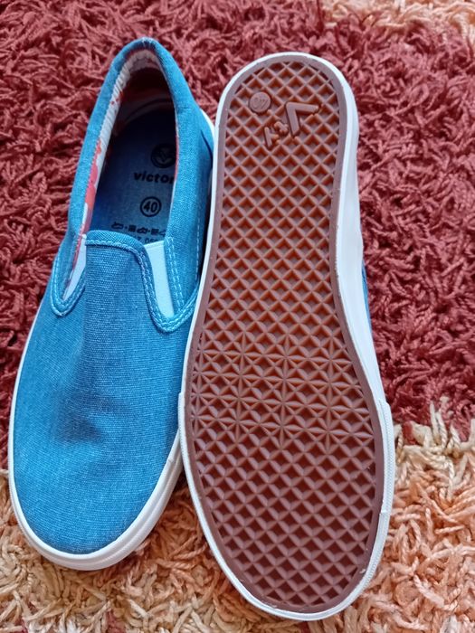 Espadrile barbati denim
