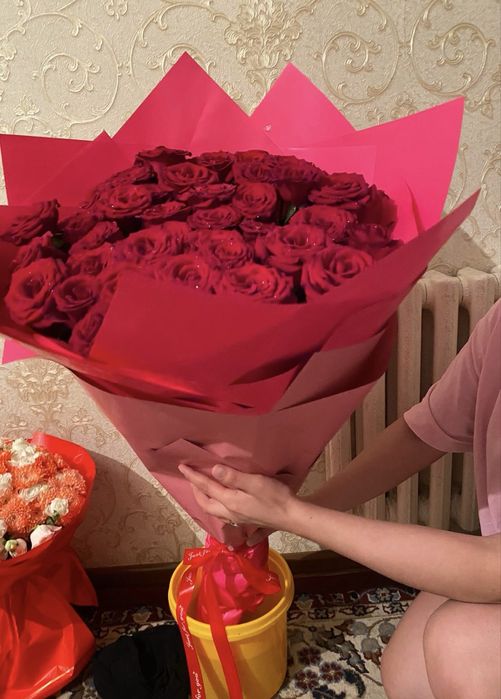 Розы букет 51 штук